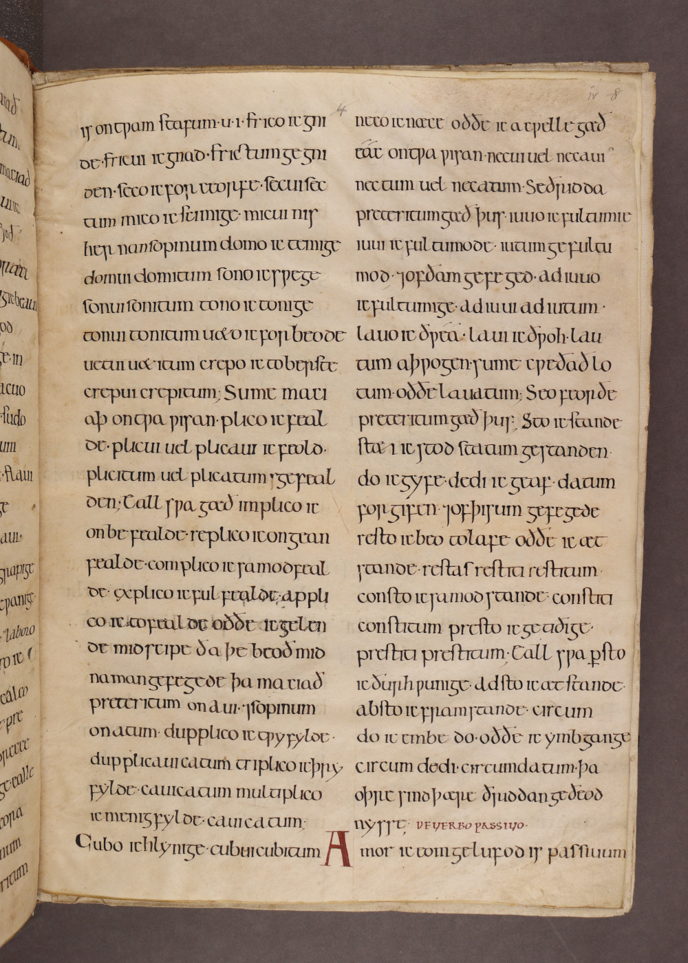 Folio iv  recto